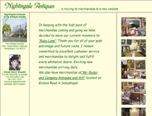 Tablet Screenshot of nightingaleantiques.com